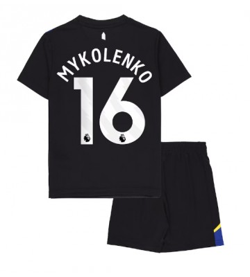 Everton Vitaliy Mykolenko #16 Replika Babytøj Tredje sæt Børn 2025-26 Kortærmet (+ Korte bukser)